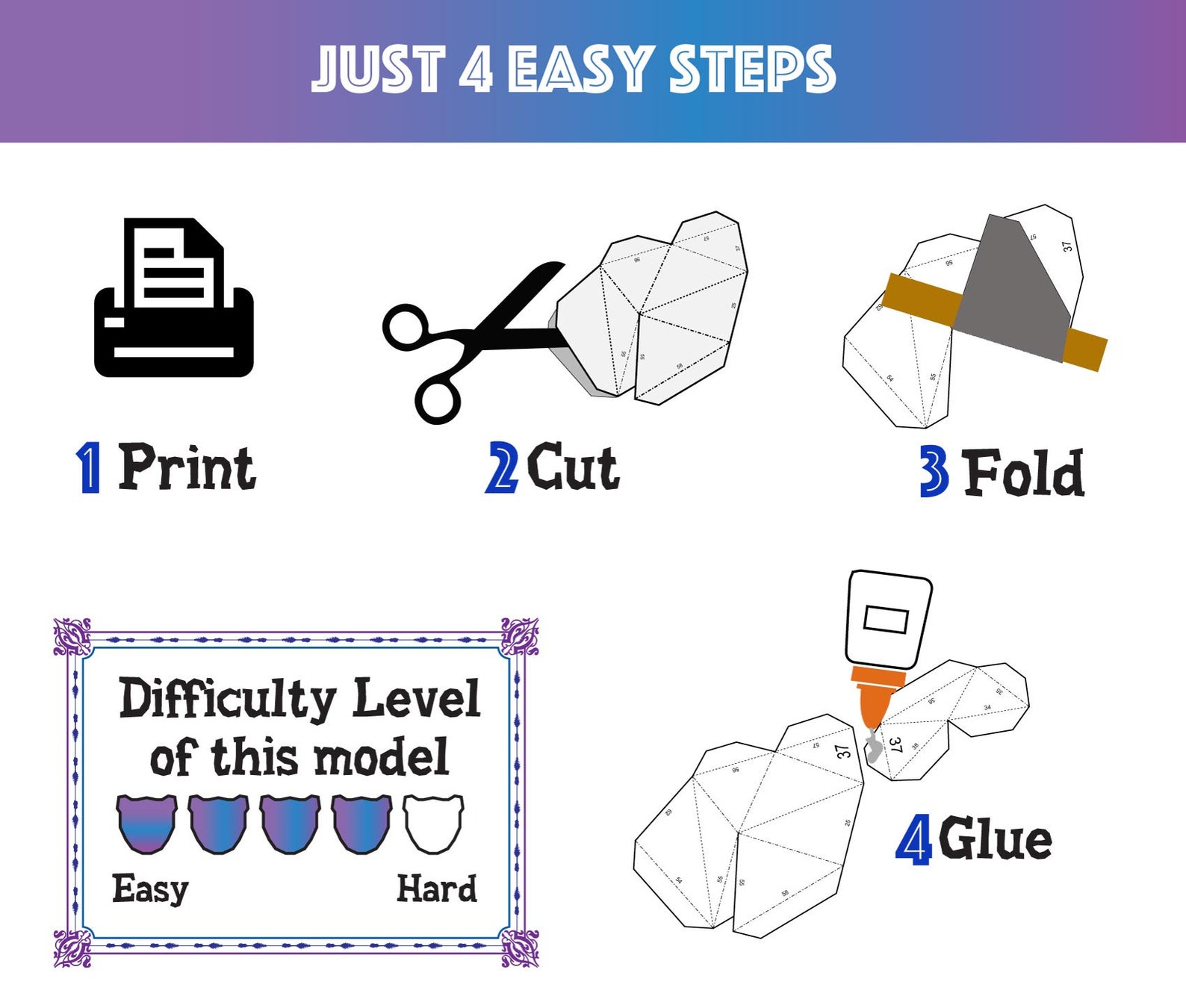 Low Poly Storm Trooper Mask Helmet Papercraft Template Geometric Storm