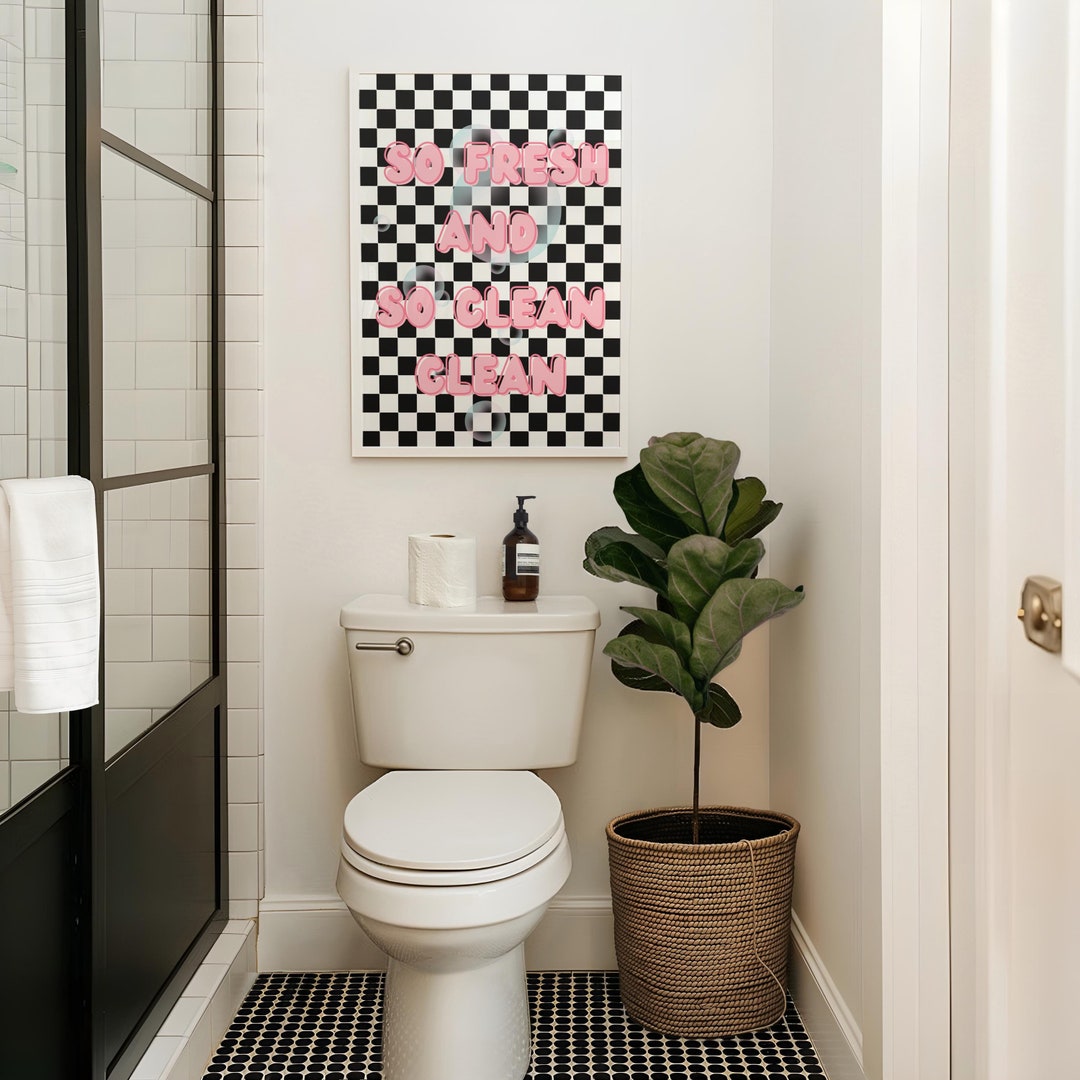 Bathroom Wall Art Collage