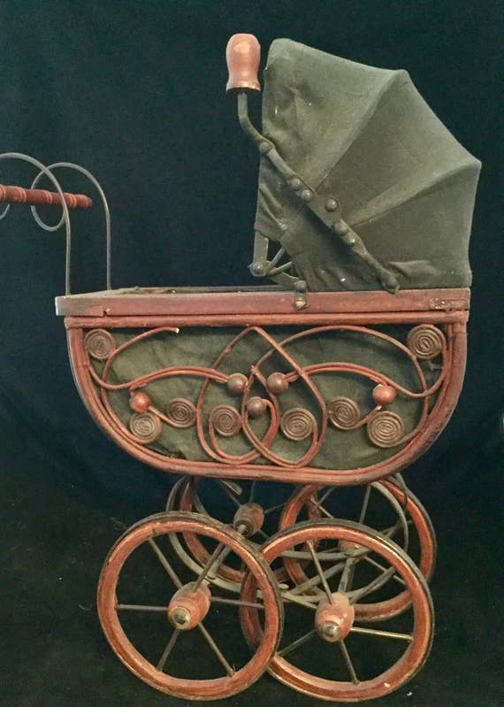 antique baby doll carriage