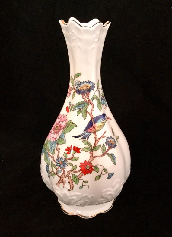 Jahrgang Aynsley Englisch feine Bone China Pembroke Design Blumen & Vögel 7