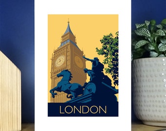 Big Ben London Greetings Card. Ponad 500 do wyboru.