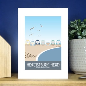 Hengistbury Head Huts Dorset Greetings Card. Over 500 to choose from.