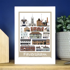 Faversham Buildings Portrait Greetings Card. Over 500 to choose from.