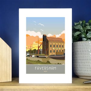 Oyster Bay House Sunrise, Faversham, Kent. Ritratto A6 Ritratto Biglietto di auguri. Oltre 500 tra cui scegliere.