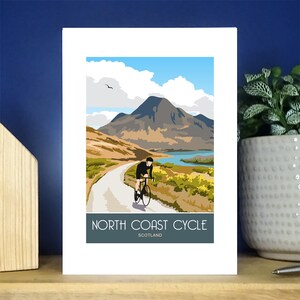 Nordküstenzyklus, Schottland. A6 Hochformat Grußkarte. Über 500 zur Auswahl.