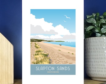 Slapton Sands, near Dartmouth. Devon. Greetings Card. A6 Gift, Greetings Card. Over 500 to choose from.