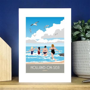 Holland-on-Sea bei Clakton Grußkarte. Über 500 zur Auswahl.