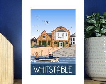 Whitstable Oyster Company Greetings Card