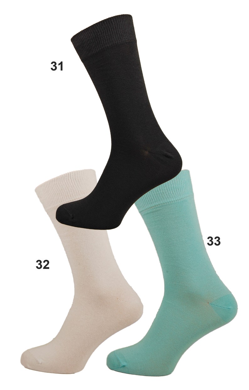 Three Pair Men's Bespoke Monogram Dress Socks UK Size 7 Etsy