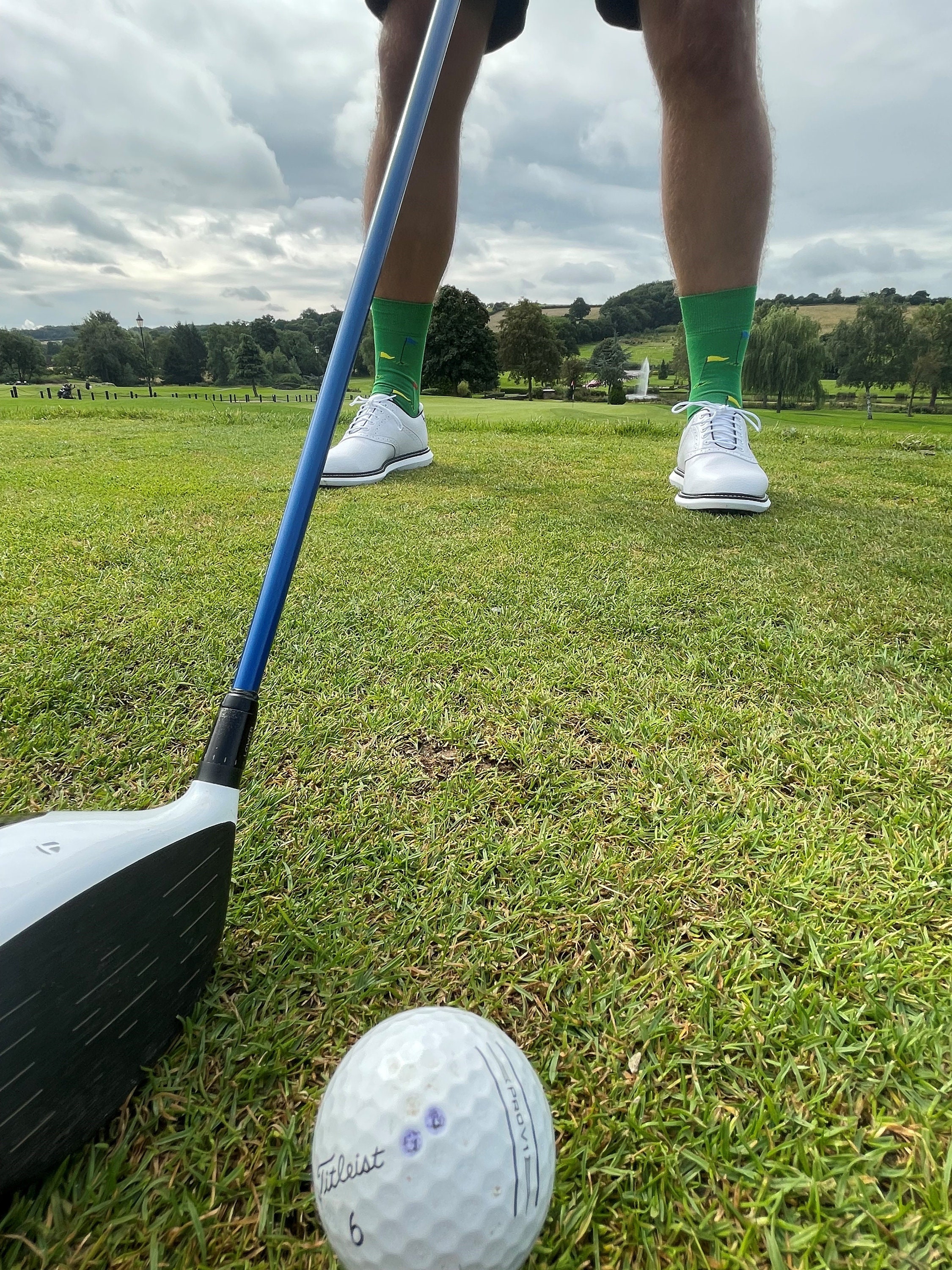 Cadeaux de golf pour homme - Gobelet de voyage amusant en acier inoxydable  - Chaussettes de golf amusantes 
