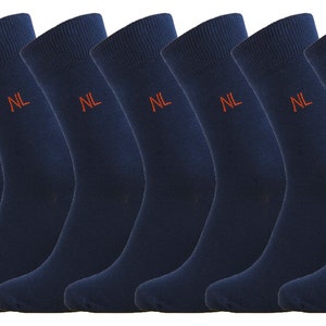 UK Size 7-11 EU size 41-46 Five pair Men/'s Bespoke Monogram Dress socks x27 sock colours available to select from. US size 8-12