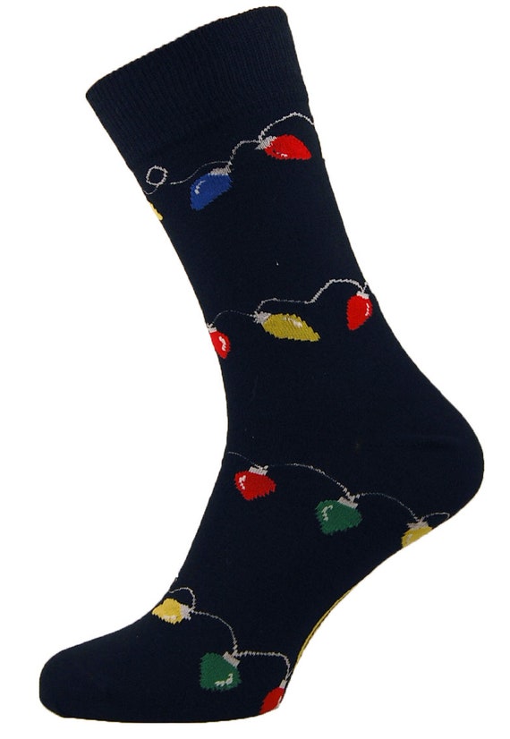 men christmas dress socks HOTSOX Men's Christmas Scene Crew Socks 2 Pair Pack