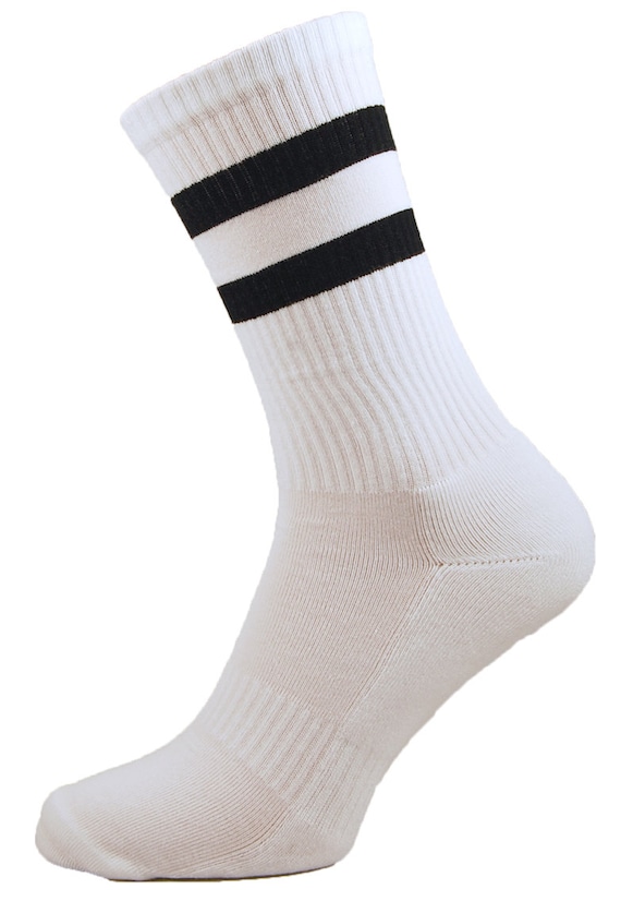 Men's Crew Sport Socks. Gym Socks, Retro Styling, Cotton-rich