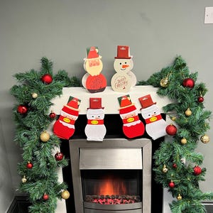 Set di calzini e biglietti di Natale "Christmas Snowman" da uomo. Riempitivo per calze, Natale originale, Babbo Natale segreto