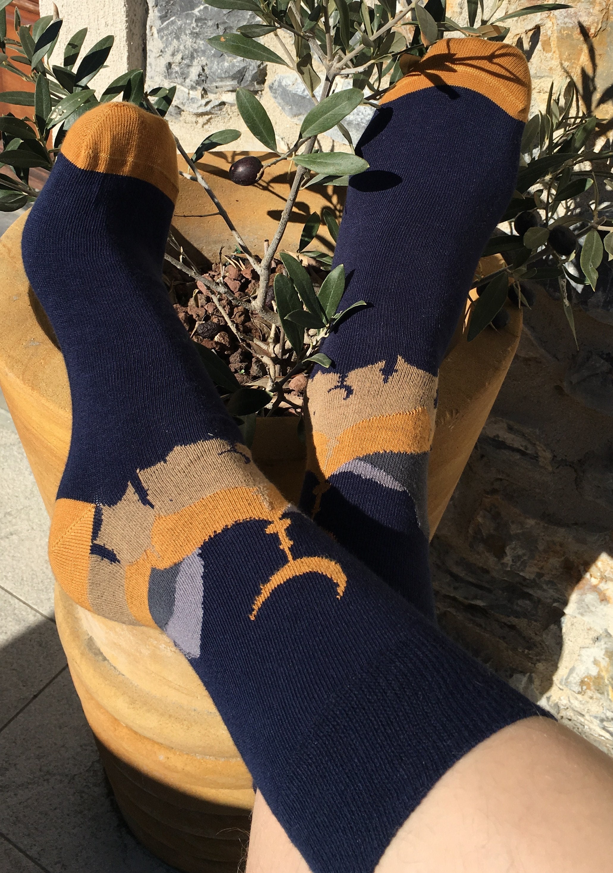 Image of Men's "Eid Mubarak’ Socks, Size Uk 7-11/Euro 41-45 Us 10-12 Eid Mubarak Gift Ramadan/ For Men