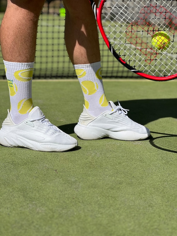 Calcetines deportivos de tenis bordados a medida para hombre. Hecho a  pedido en el Reino Unido. Crew Sport, Custom, Personalizado, Estilo retro,  Calcetines de gimnasio -  España