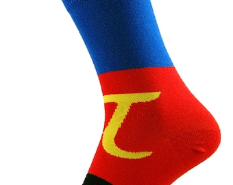 Unisex adultos 'Calcetines Polyamory'. Rico en algodón, bandera del orgullo, calcetines LGBTQ, regalo novedoso, regalo del mes del orgullo, género queer.