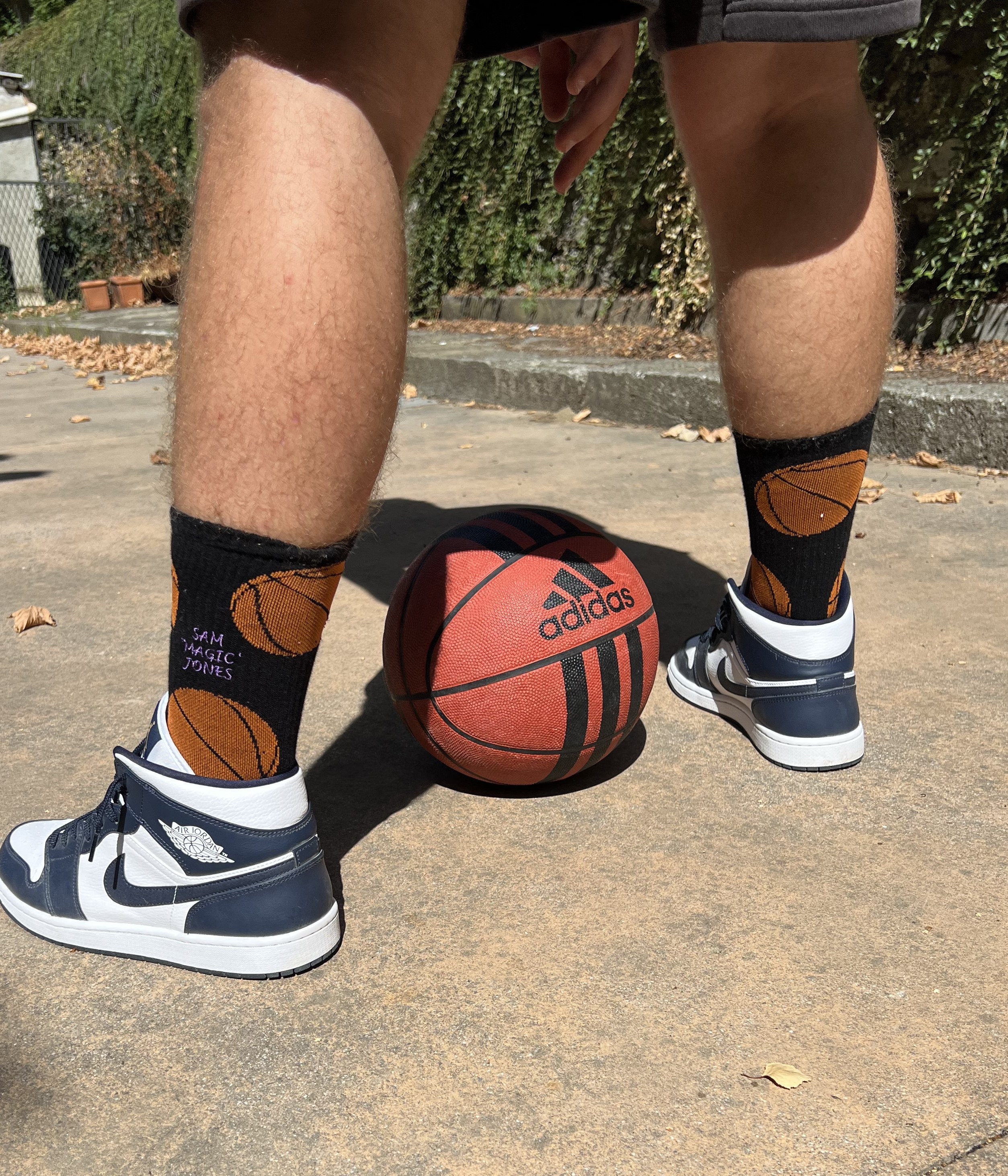 Chaussettes de sport rigolotes Basketball