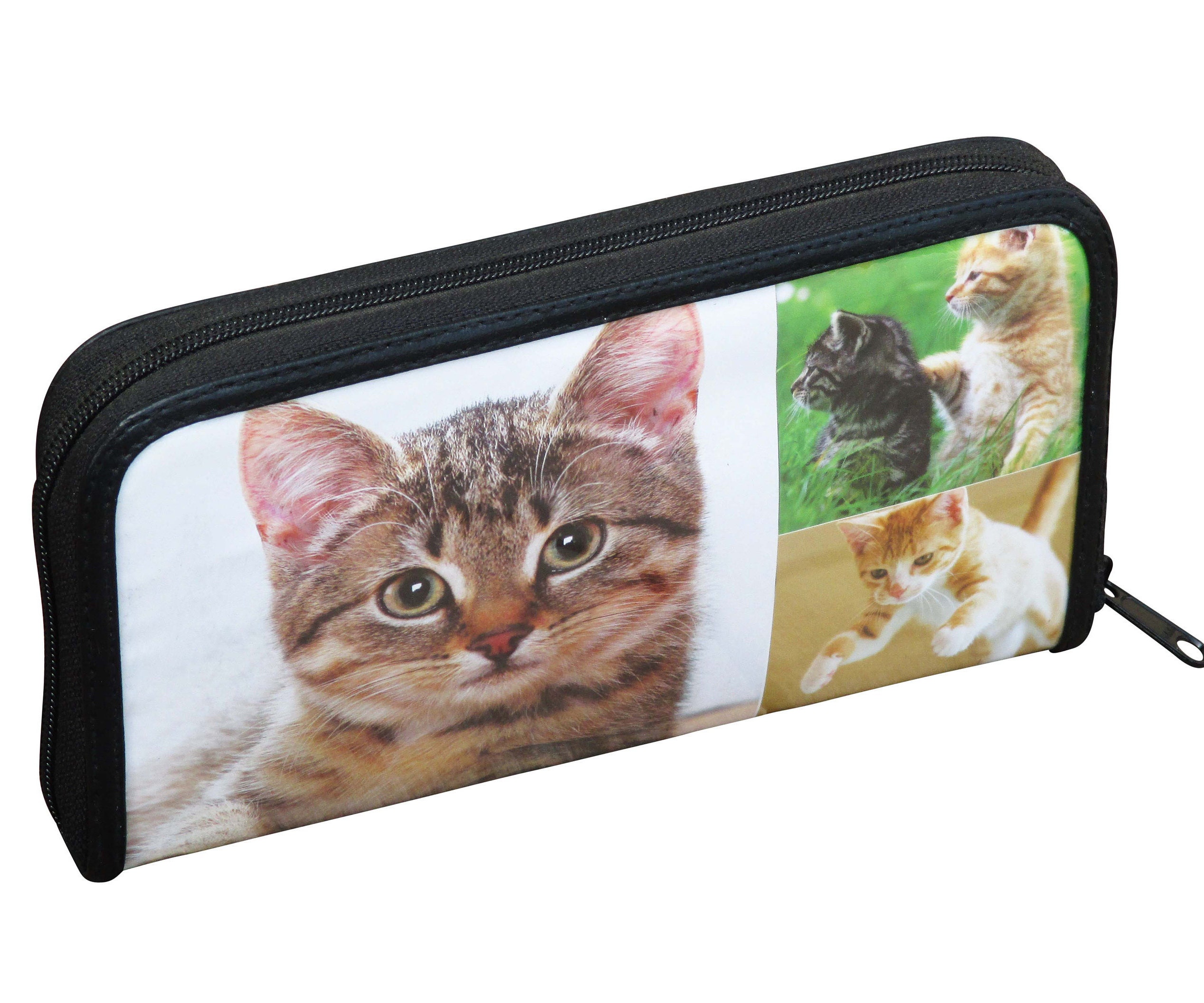 Extra Large zip wallet for cat lovers FREE SHIPPING great gift Etsy
