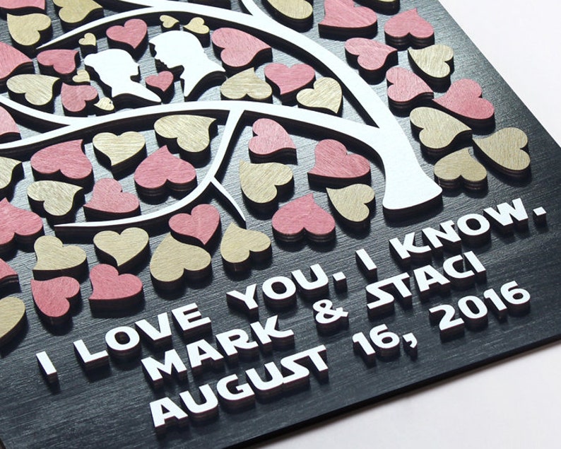 Star Wars Wedding Guest Book Alternative 3d Wood Guestbook Tree Star Wars Inspired Wedding Keepsake Custom Wedding Theme Sign In Guestbook