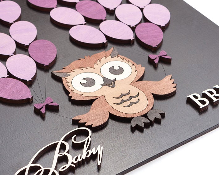 Libro Degli Ospiti Alternativo Per Baby Shower - Design Unico Per Firmare E Lasciare Messaggi