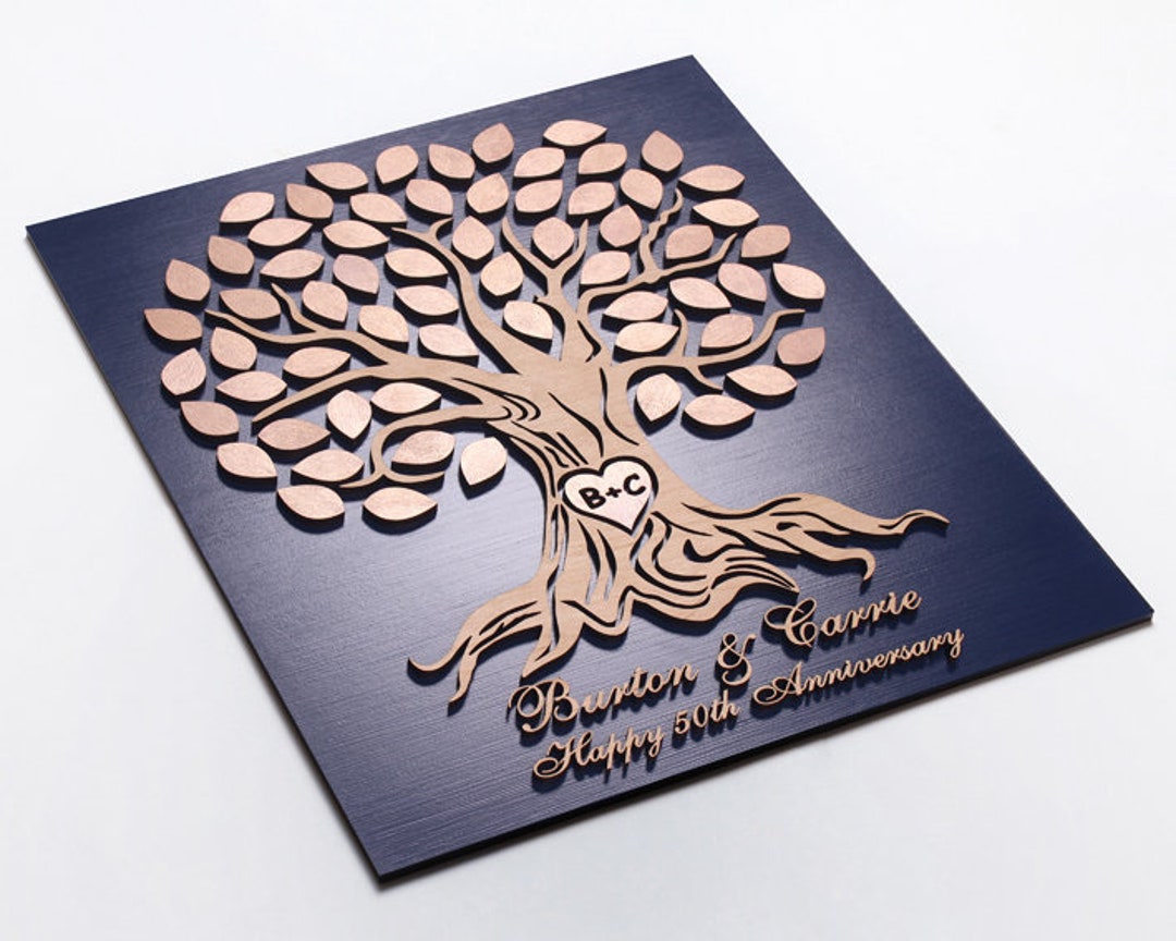 Anniversary Guest Book Custom Guestbook Anniversary Registry Etsy