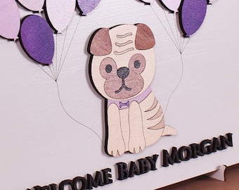 Puppy Dog Birthday Party Paw Theme signature Guest Book Keepsake Gift