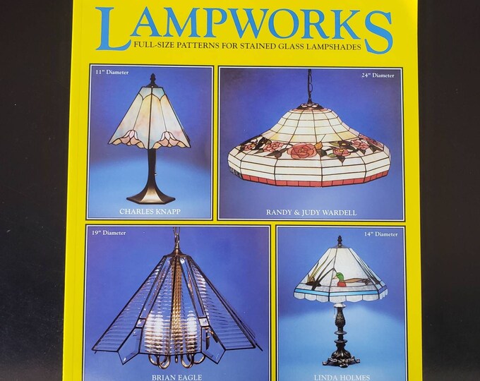 Stained Glass Pattern Book Lampworks Full Size Patterns for Stained