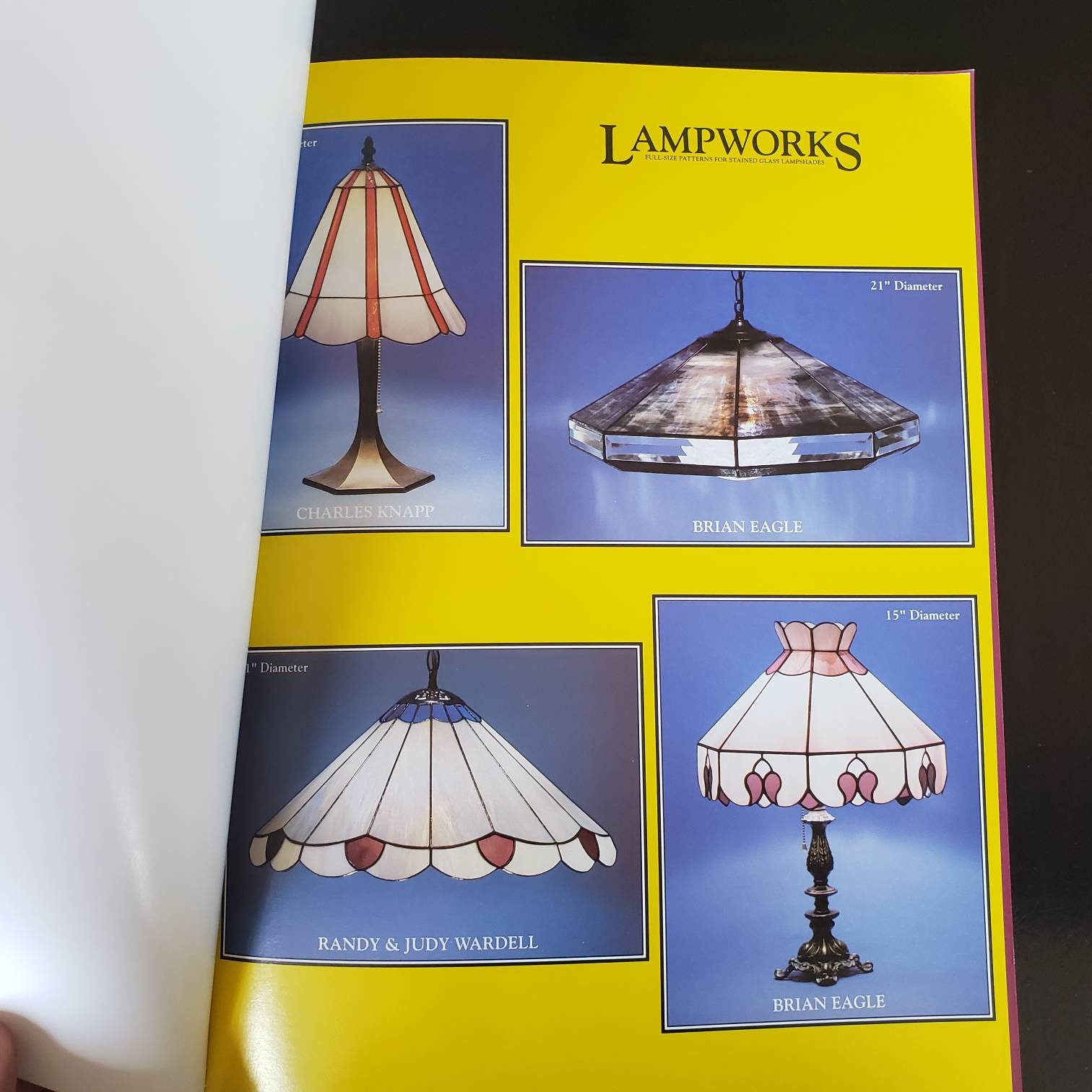 Stained Glass Pattern Book Lampworks Full Size Patterns for Etsy