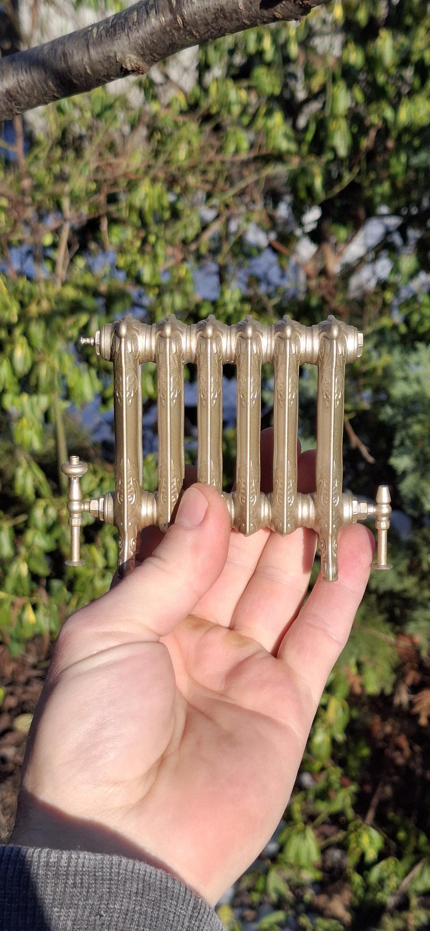 Miniature Victorian Style Ornate Cast Radiator: 1/12, 1/6 Dollhouse and ...