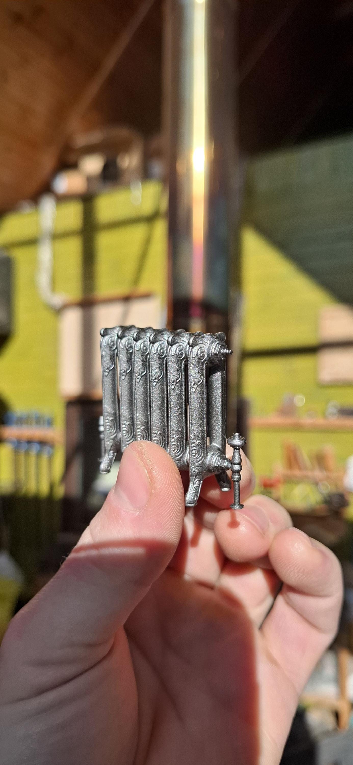 Miniature Victorian Style Ornate Cast Radiator: 1/12, 1/6 Dollhouse and ...