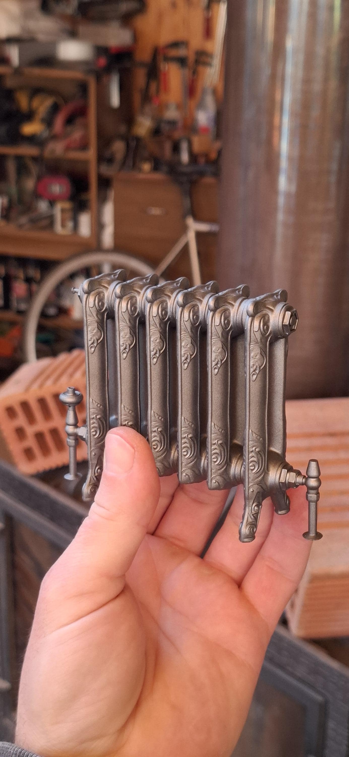 Miniature Victorian Style Ornate Cast Radiator: 1/12, 1/6 Dollhouse and ...