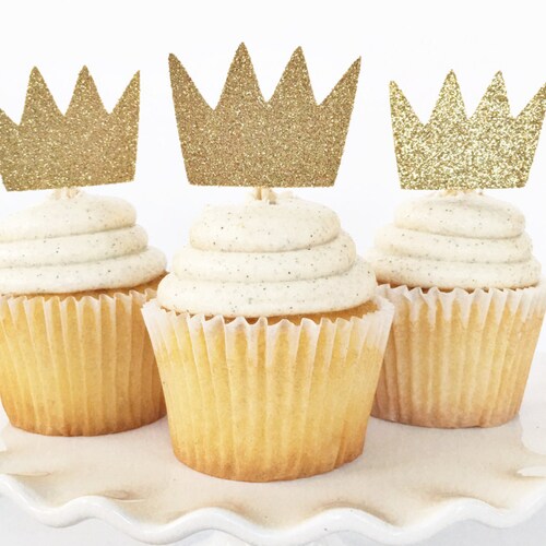 Crown Cupcake Toppers Where the Wild Things Are Cupcake Etsy