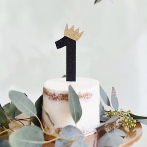 One Cake Topper With Crown Where the Wild Things Are Number 1 Cake