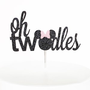 Minnie Mouse Oh Twodles Cake Topper | Minnie Mouse Second Birthday | 2nd Birthday Cake Topper | Two Cake Topper | Oh Toodles | 2 Years Old