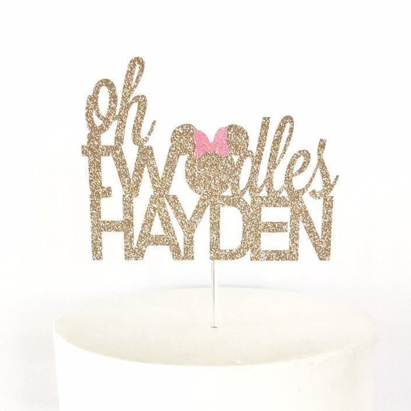 Oh TWOdles Cake Topper | Minnie Mouse Cake Topper | Minnie Birthday Party | 2nd Birthday | Custom Minnie Mouse | Disney | Two Years Old