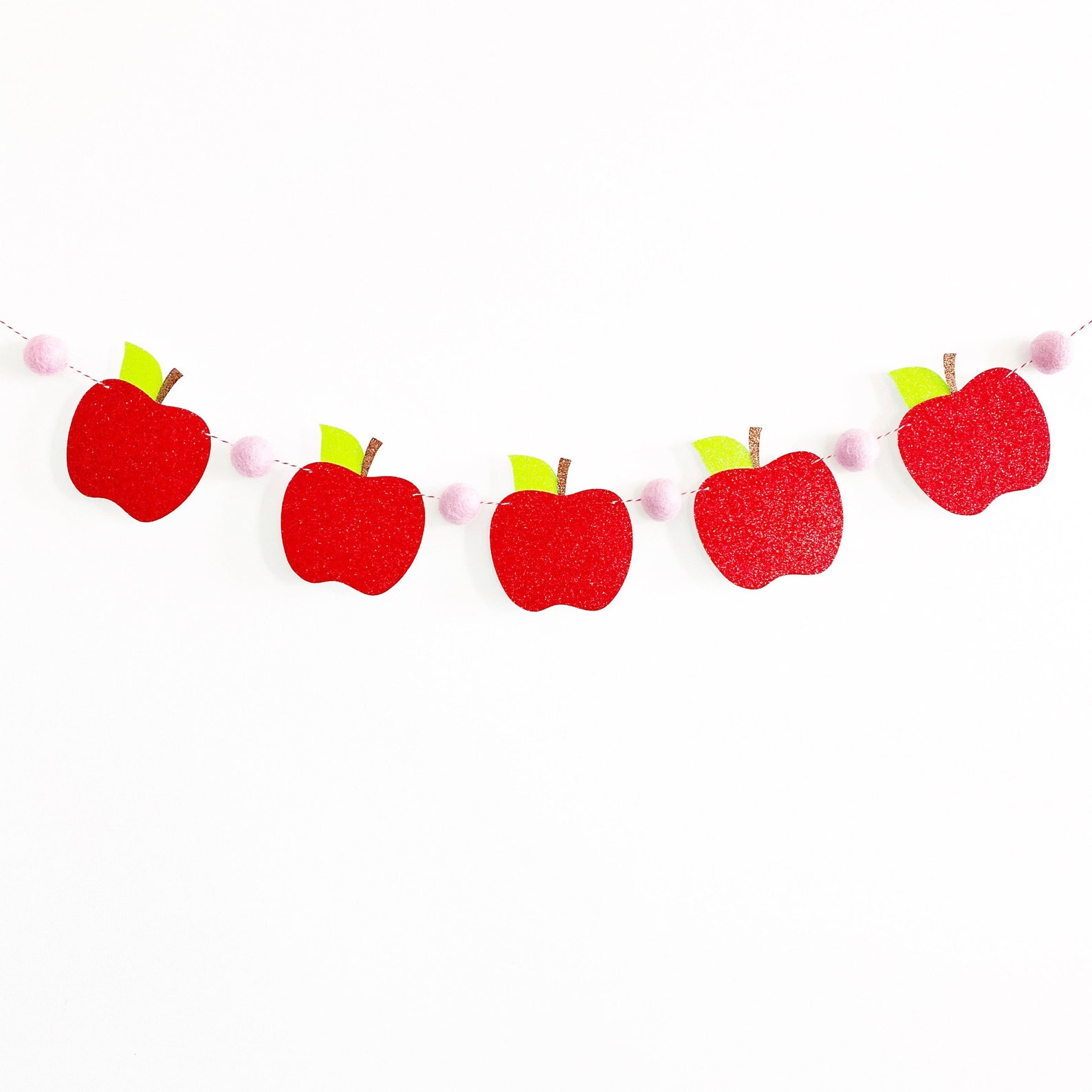 First Day of School Apple Banner Etsy