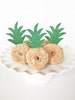 Pineapple Donut Toppers for Mini Donuts or Cupcakes 