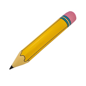 Giant Inflatable Pencil for Back To School | First Day of School Inflatable Pencil | 1st Day of School | Back To School Photo Props
