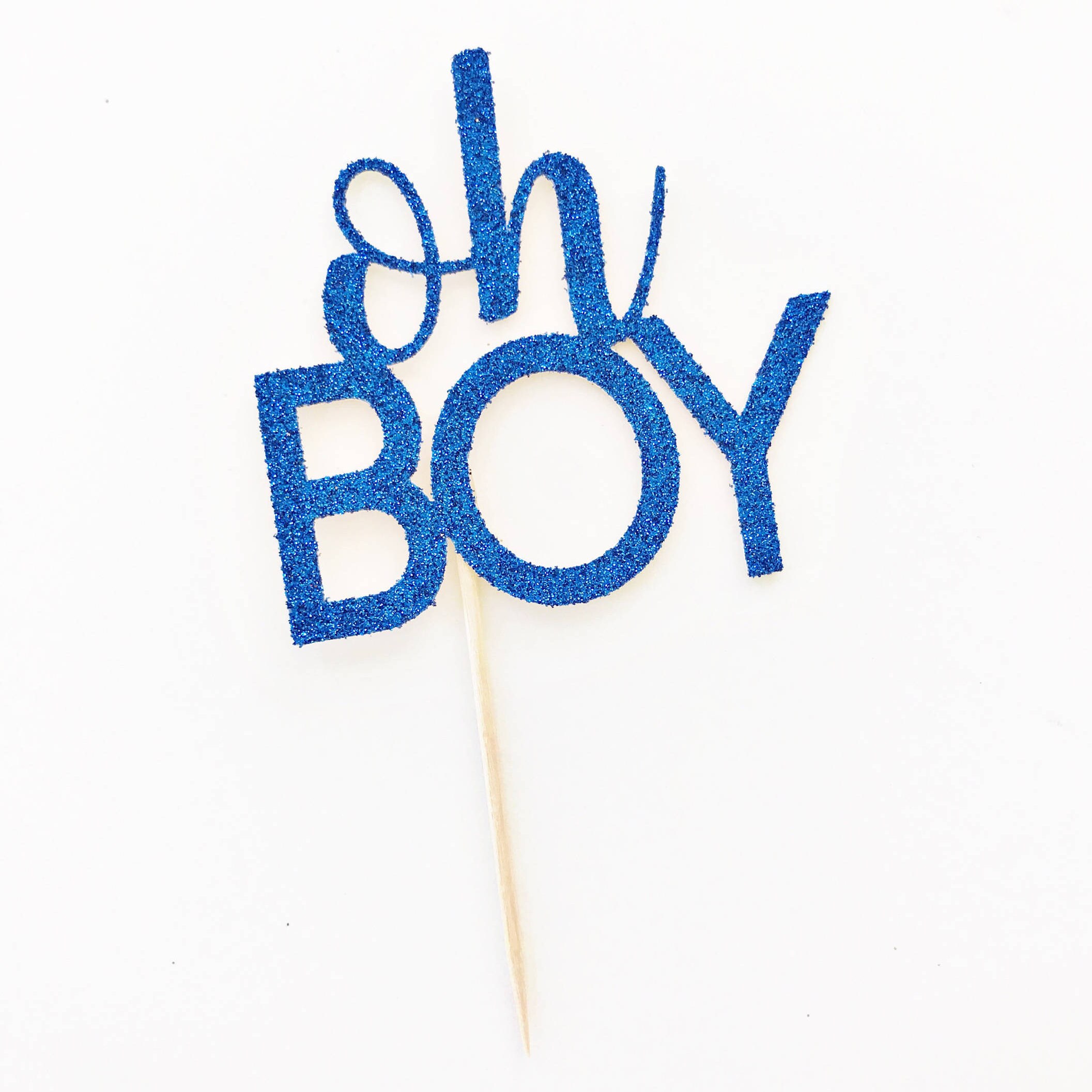Oh Boy Cupcake Toppers / It's A Boy / Boy Baby Shower / Etsy