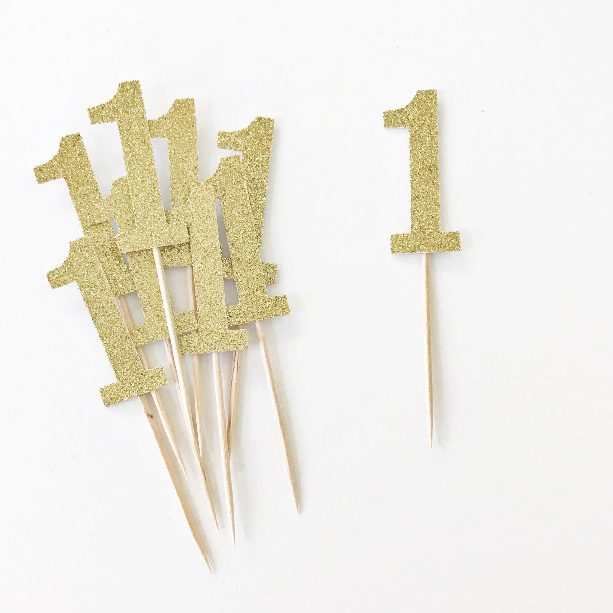 One Cupcake Toppers / Number 1 Cupcake Toppers / First - Etsy Australia