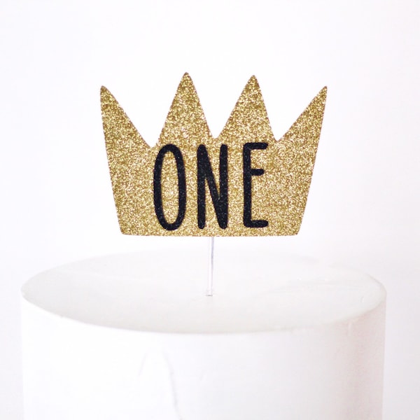 Adorno para tarta Wild One, decoración con purpurina para fiesta de primer cumpleaños