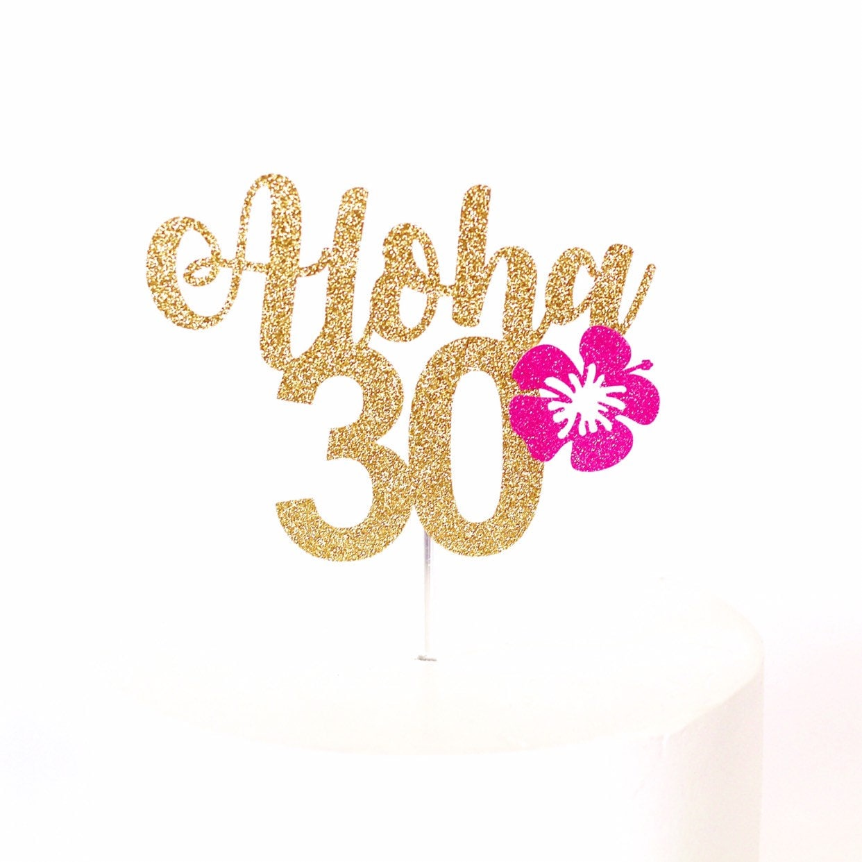 Aloha 30 Cake Topper - Etsy