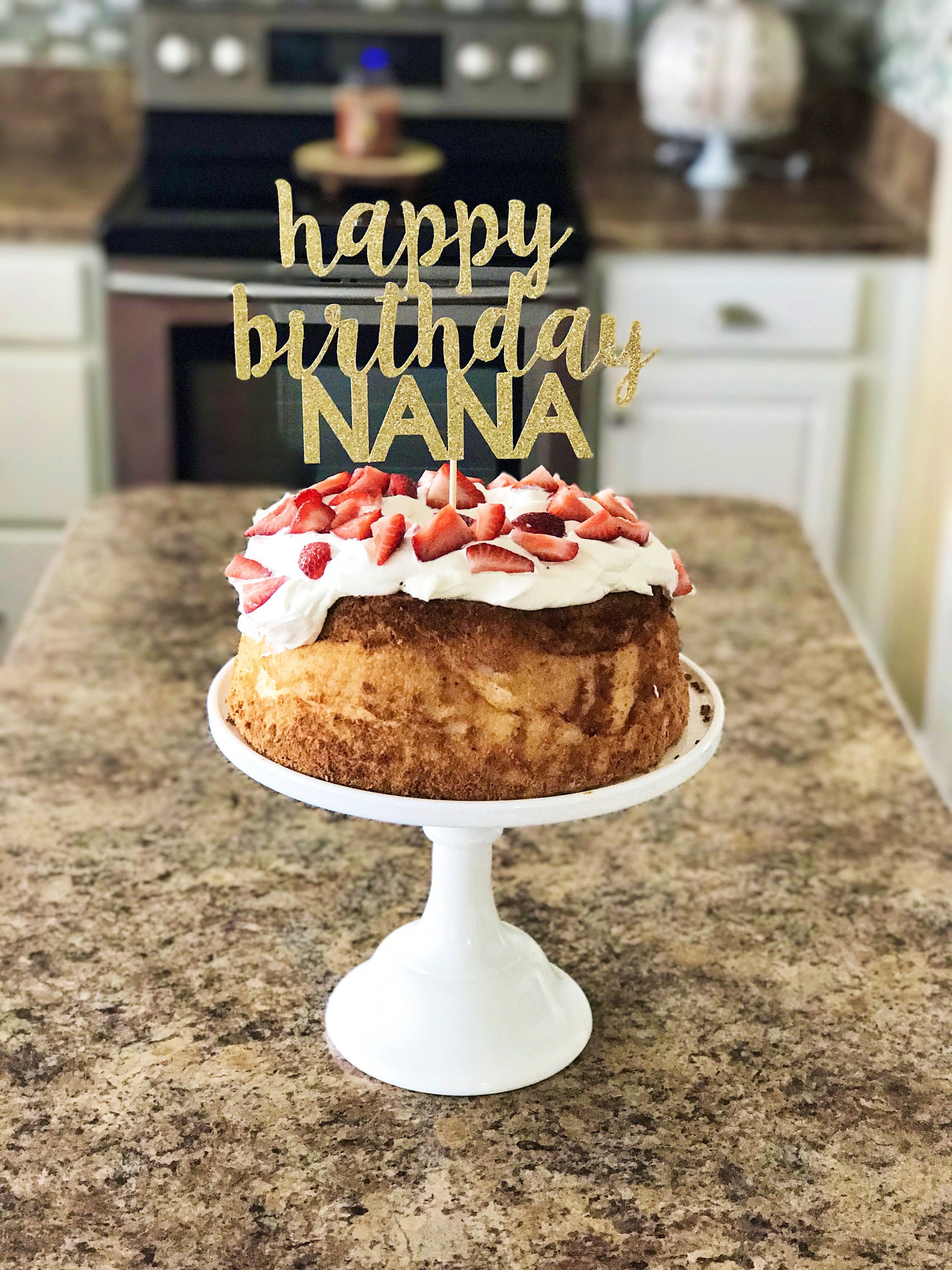 Custom Name Happy Birthday Cake Topper Happy Birthday Nana Etsy Custom Name Happy Birthday Cake Topper Happy Birthday Nana Etsy