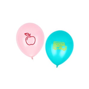 Back To School Balloon | First Day of School Balloon | Welcome Back to School Balloon | Back To School Balloons | School Bus Apple Balloons