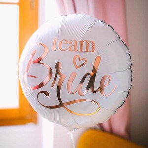 Team Bride Balloon | Bridal Shower Balloon | Bride To Be | Miss To Mrs | Bachelorette Decorations | Bridal Shower Decorations