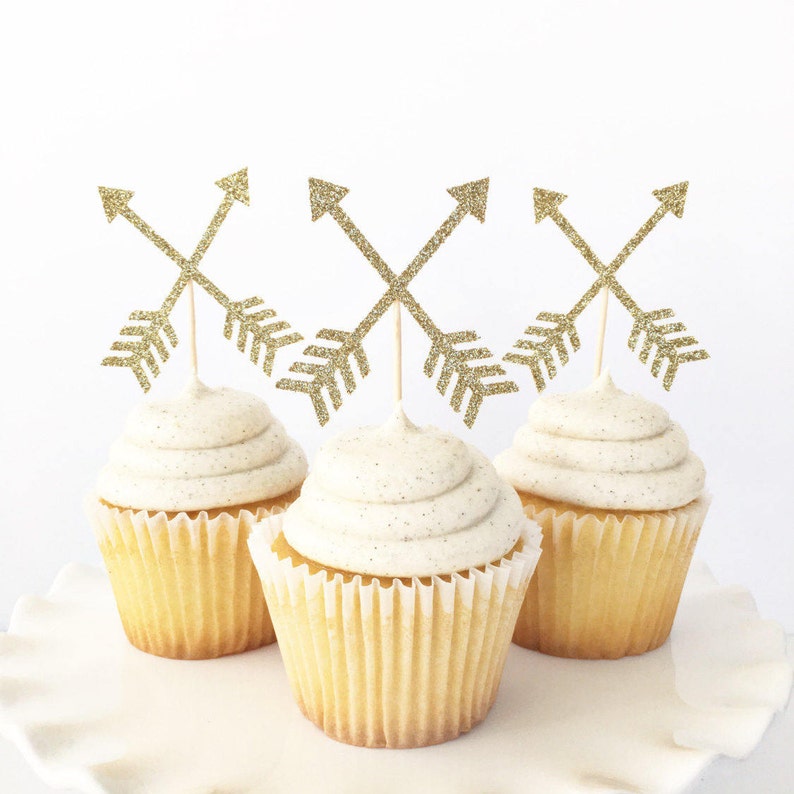 Arrow Cupcake Toppers Wild One Cupcake Toppers Wild One Etsy