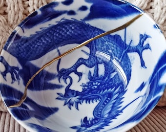 Bol Kintsugi. Céramique japonaise. Collection « Tatsu ». C398D