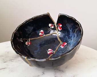 Kintsugi - kintsugi bowl  Japanese ceramics Collection "Fuyu". Ref. 180REP