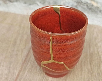 KINTSUGI VASE , made in Japan ceramic